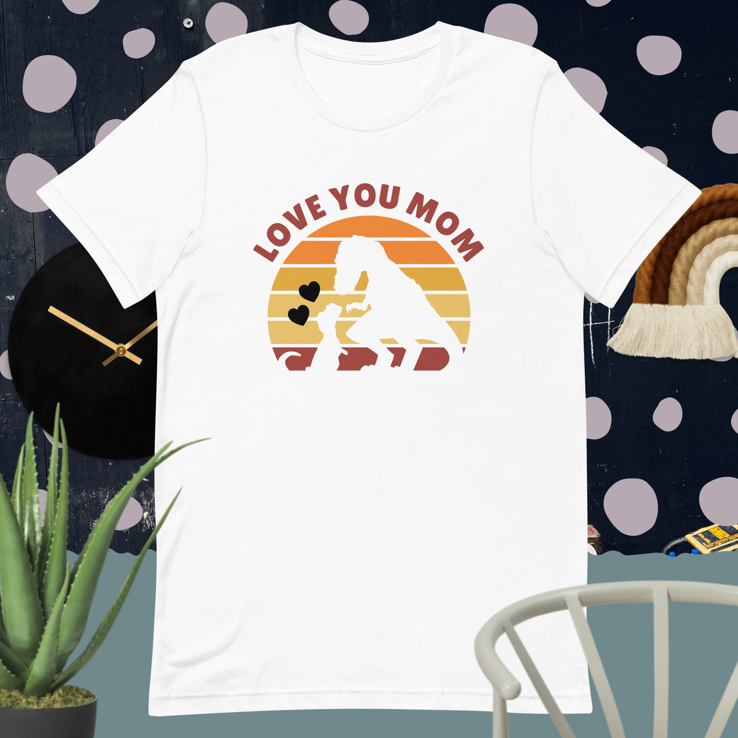 I Love You Mom: Unisex T-shirt