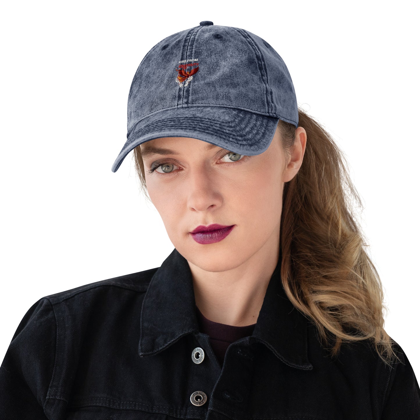 Rise From Adversity Vintage Cotton Twill Cap